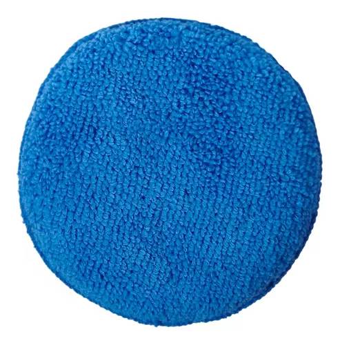 Esponja Microfibra Azul 13X13 Cm  Sem Bolso