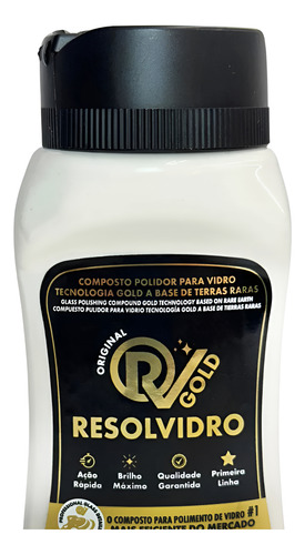 Composto Polidor De Vidro Luqidor Gold 250g-resolvidro
