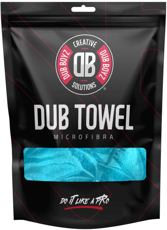 Toalha de microfibra Dub Towel 350GSM Dub Boyz (40x40cm | azul)