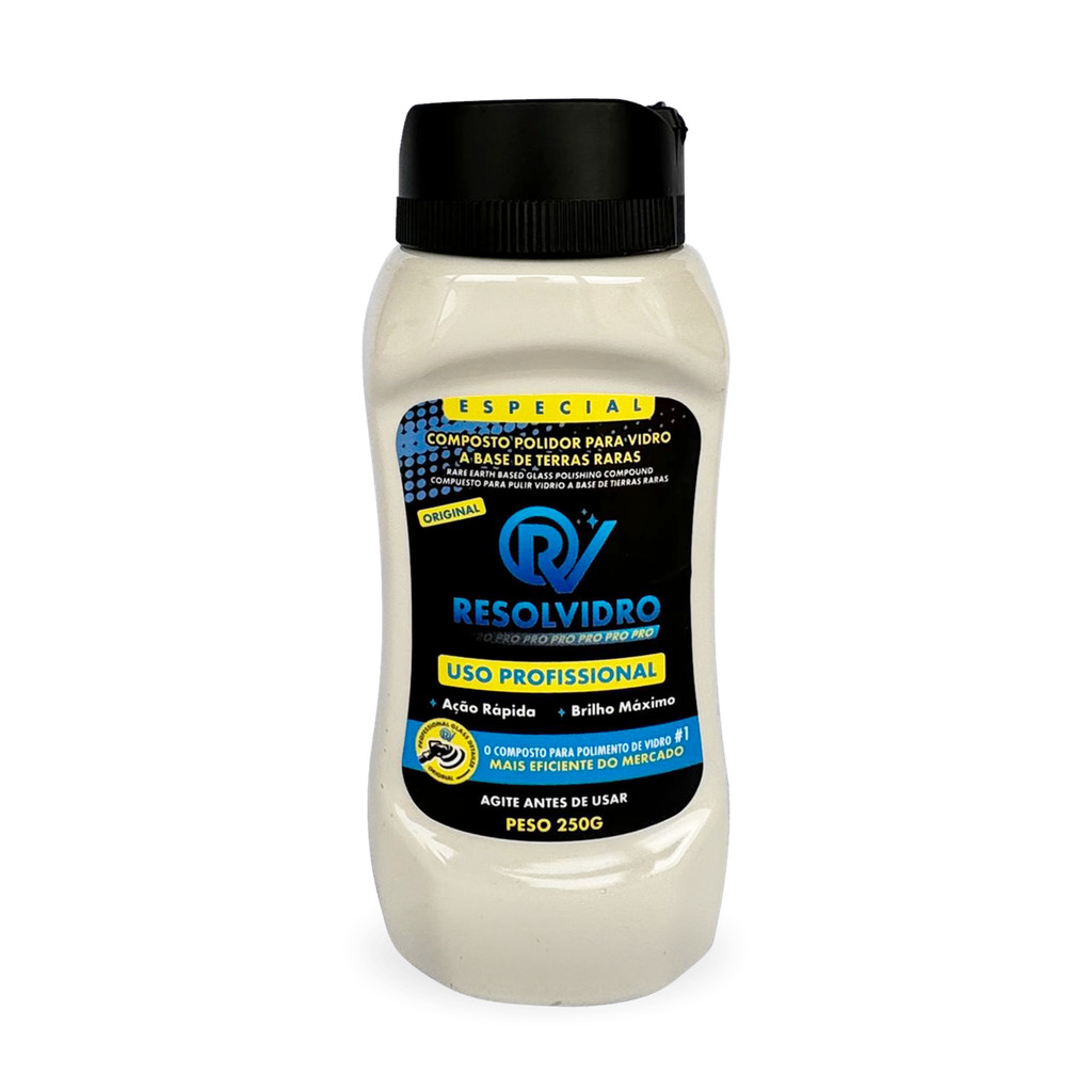 Resolvidro Composto Polidor De Vidros Pronto Uso - 250G