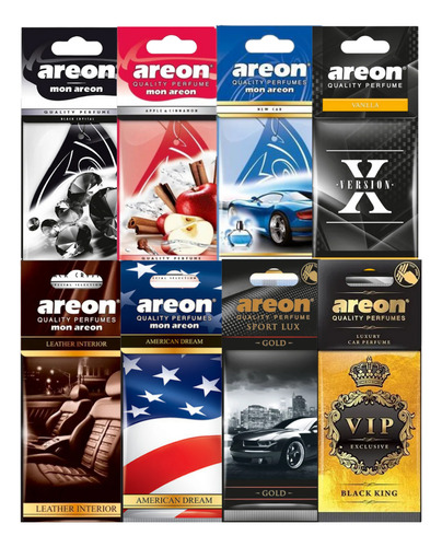 Kit 20Un Aromatizante Areon Mon Folha Sortida