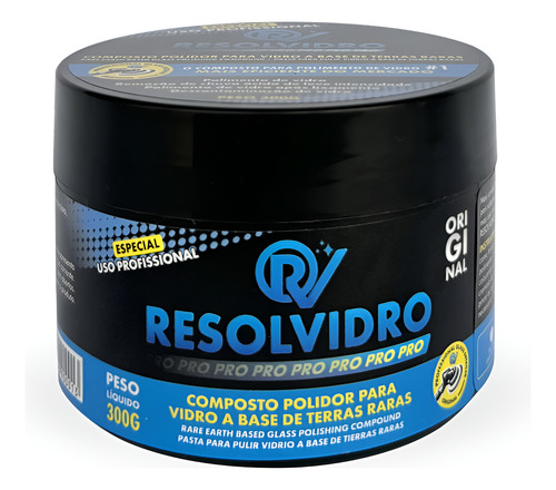 Composto Polidor De Vidros 300g em Po - Resolvidro