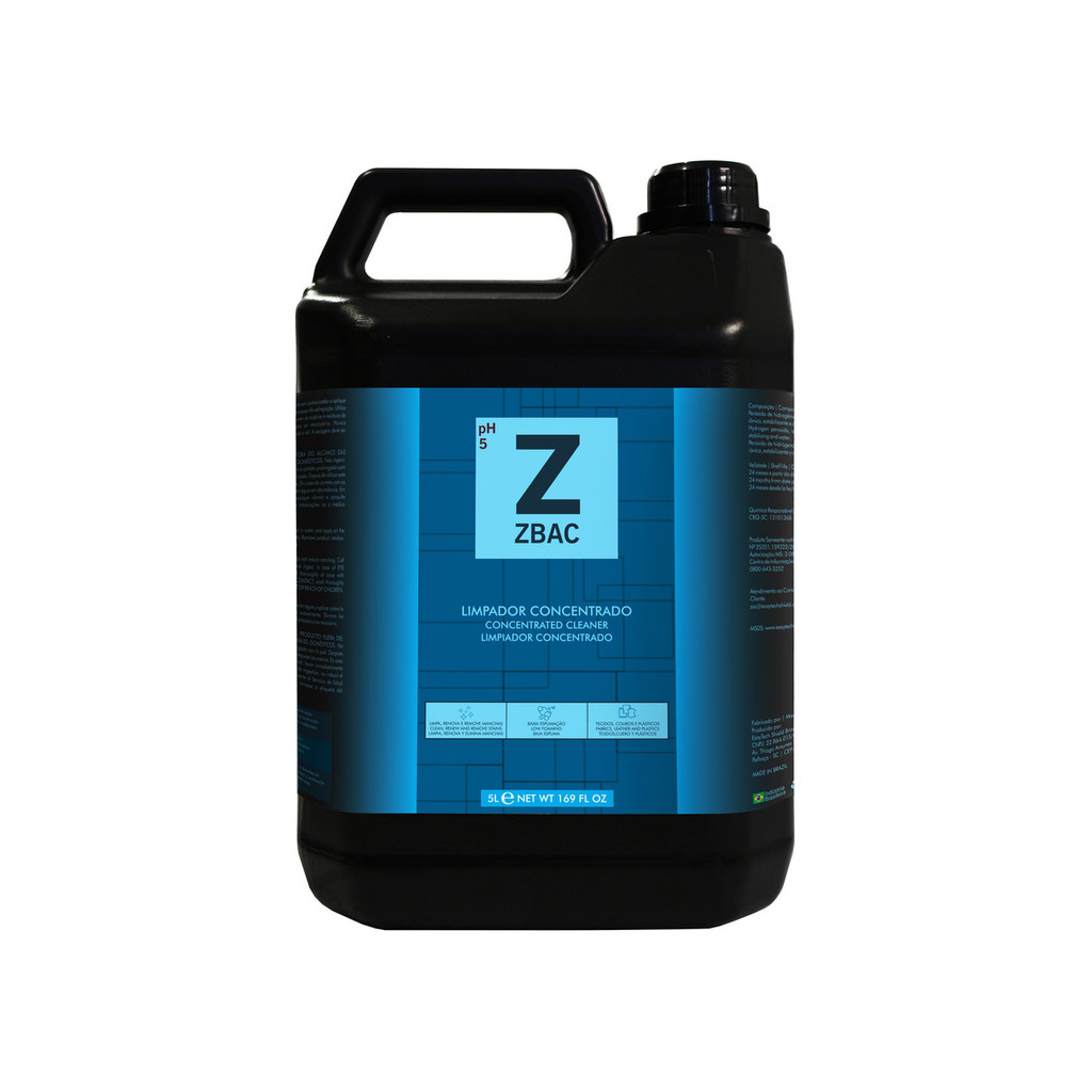 Zbac Limpador Concentrado De Alta Performance 5L - Easytech