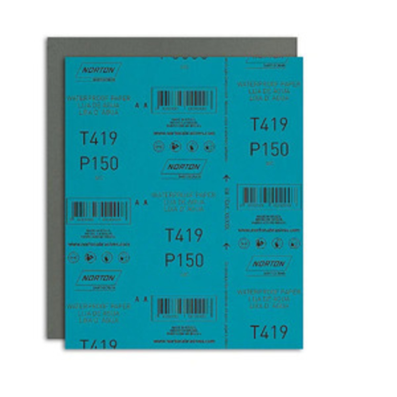 Folha de Lixa 230 x 280 mm P150 Norton