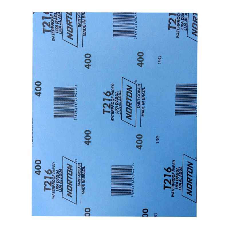 Lixa Agua 400 folha Norton