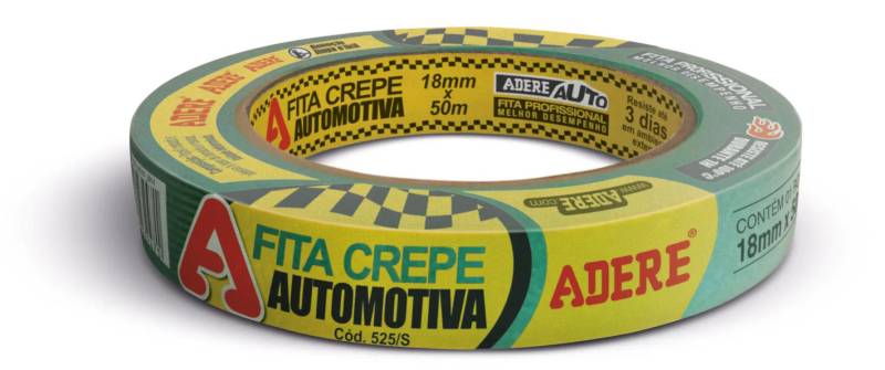 FITA CREPE AUTOMOTIVA VERDE ADERE 18MMX5