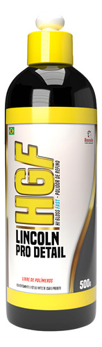 Composto Polidor Hgf Hi Gloss Fast Polidor De Refino 500G- Lincoln