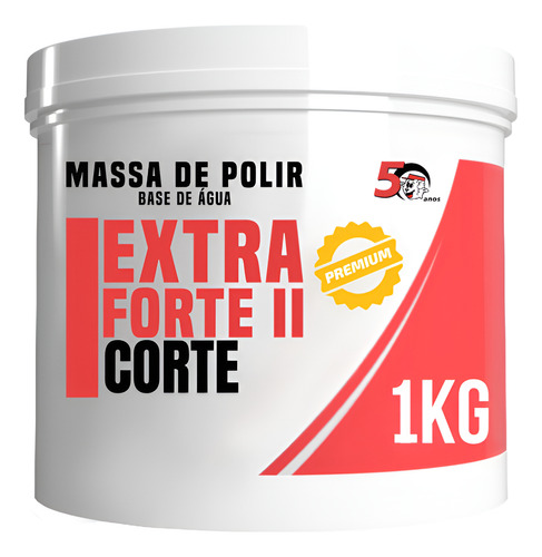 Massa De Polimento Extra Forte Ii - Premium -Lincoln 1Kg