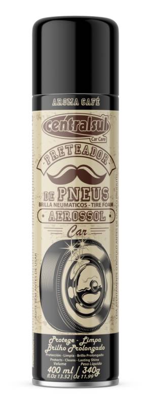 PRETEADOR DE PNEUS AEROSSOL 400ML