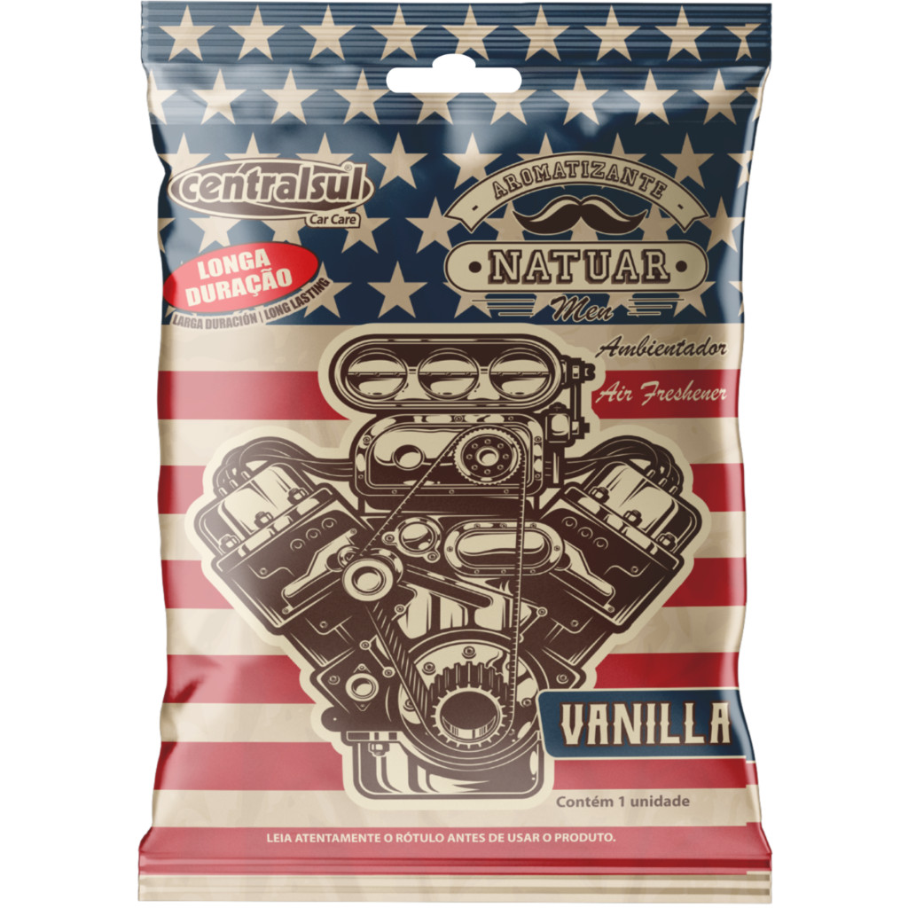 Aromatizante Miniatura Natuar Men Vanilla - Central Sul