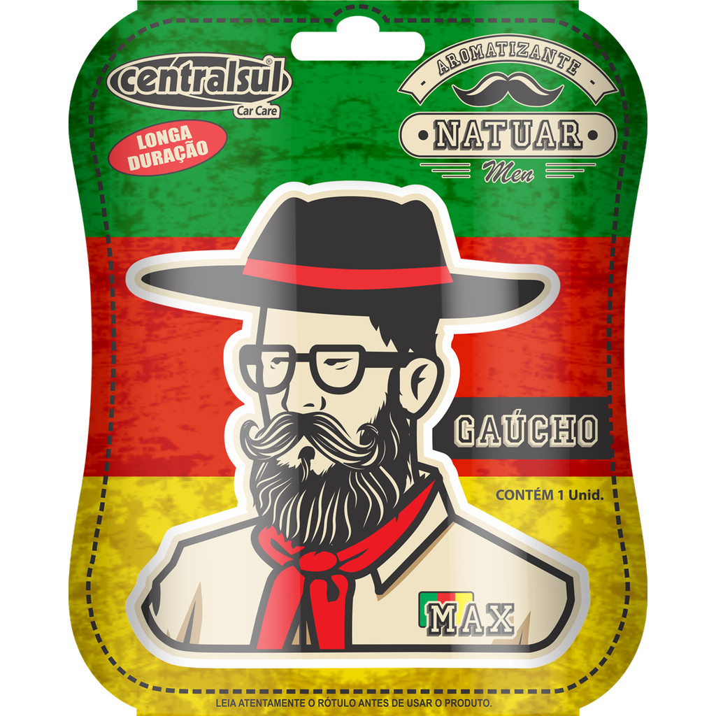 Aromatizante Miniatura Men Gaucho - Central Sul