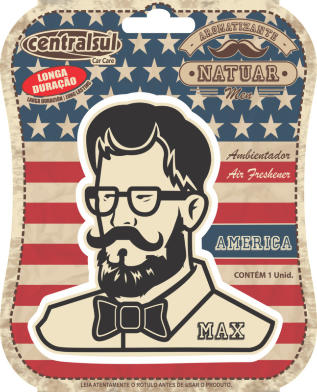 Aromatizante Miniatura Men America - Central Sul