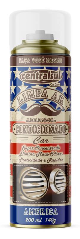 LIMPA AR CONDICIONADO AMERICA 200ML/140G