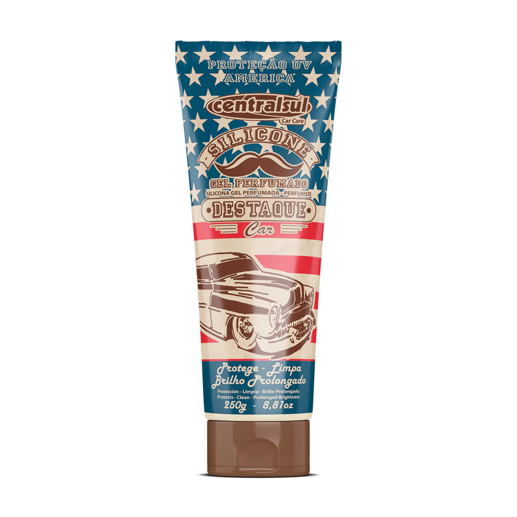Destaque Silicone Gel Men America 250G - Central Sul