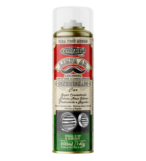 Limpa Ar Condicionado Men Italy 200Ml -  CentralSul