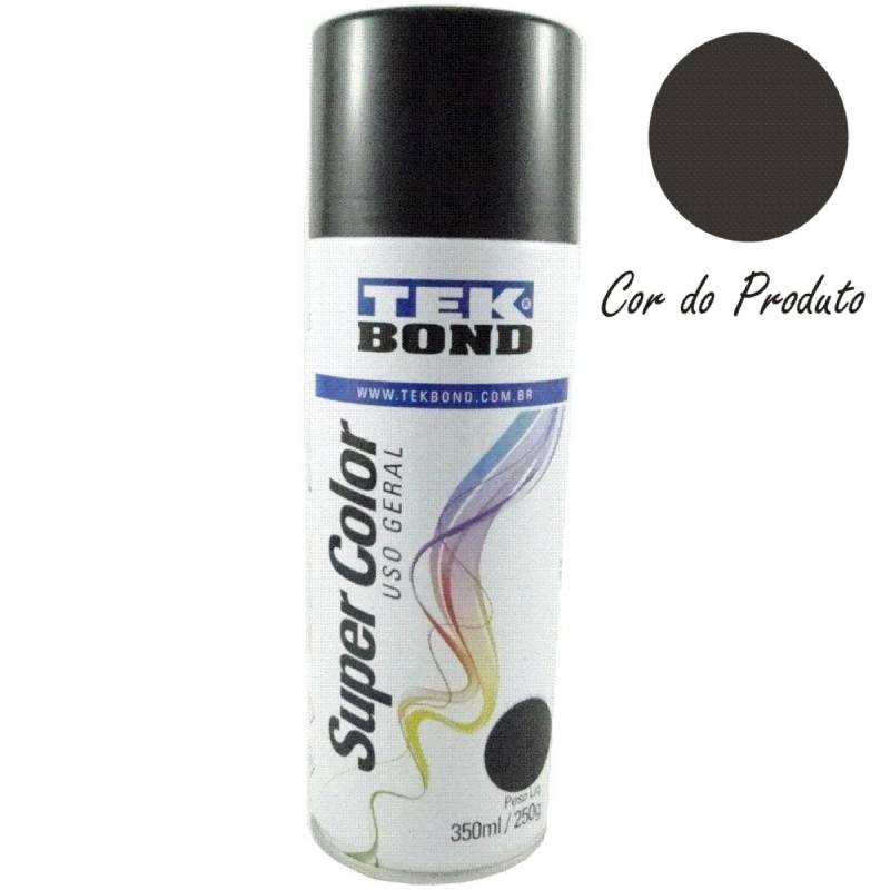 Tinta Spray Tekbond Pretoo Brilhante  350ml