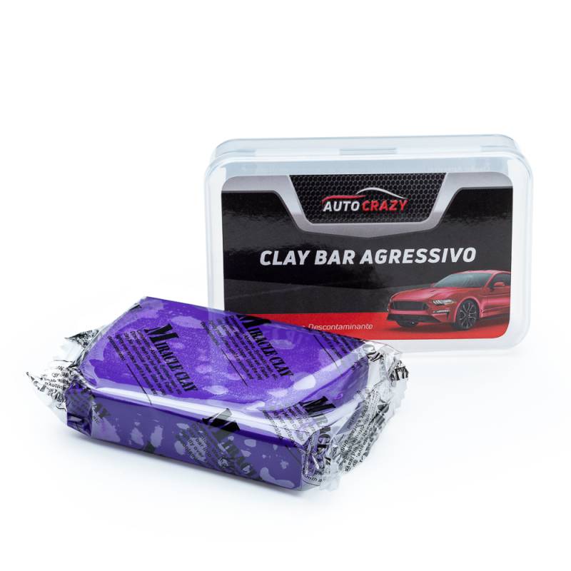 Clay Bar Agressiva 100G Autocrazy