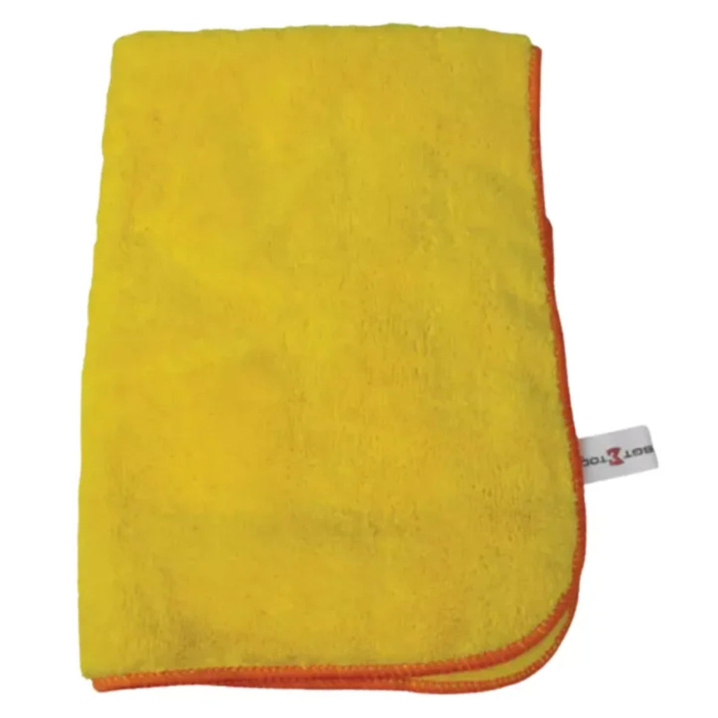 Toalha Em Microfibra Com Borda 40X60 350Gsm Amarela Sgt