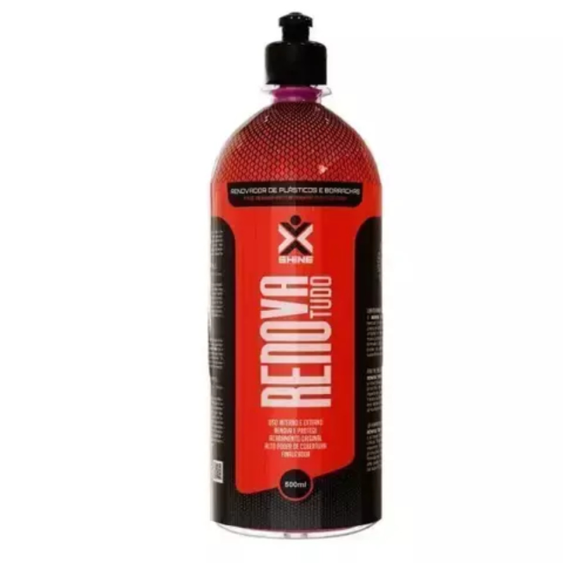 Renova Tudo - Plástico Borracha Vinis 500Ml - XShine 