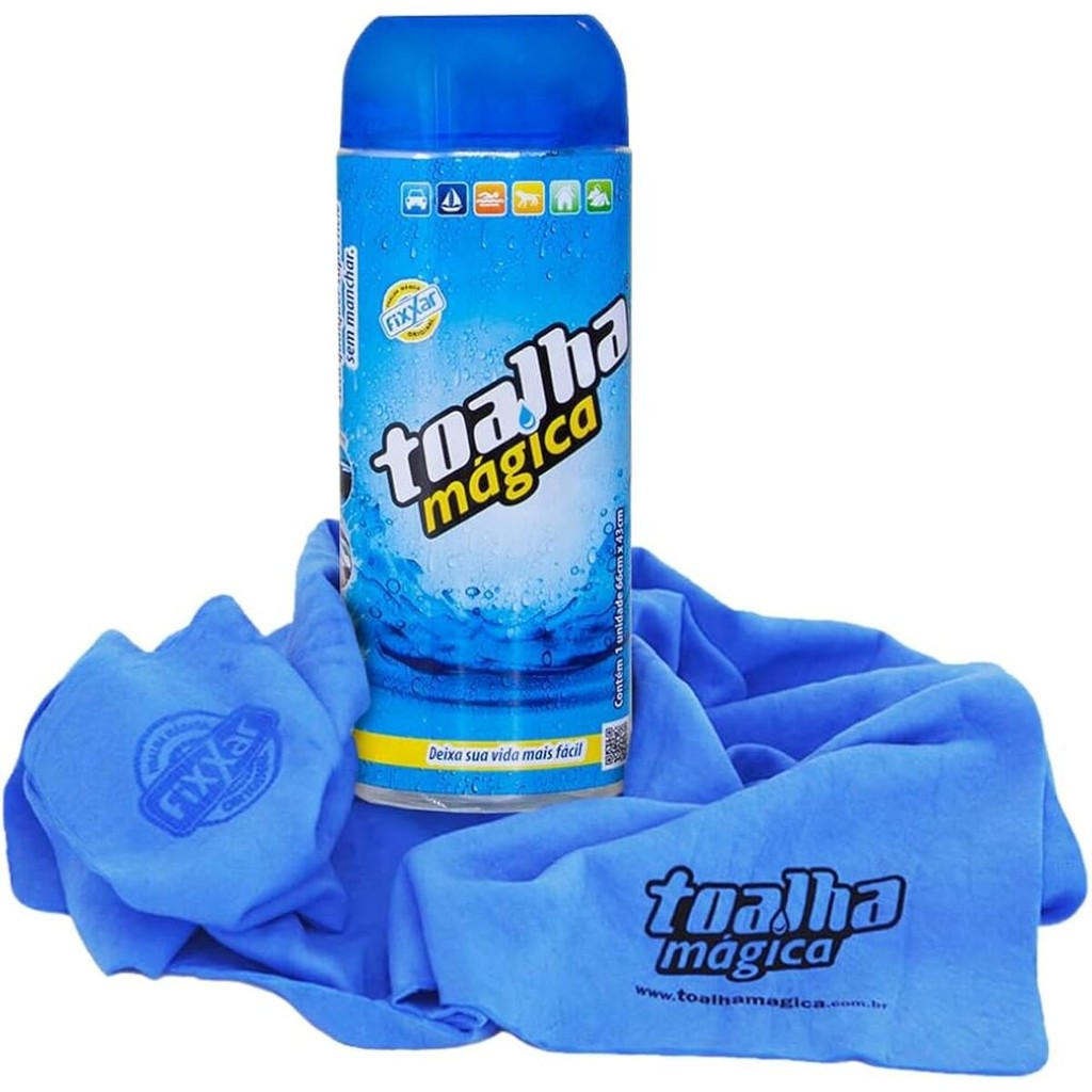 Toalha Magica Azul -Fixxar