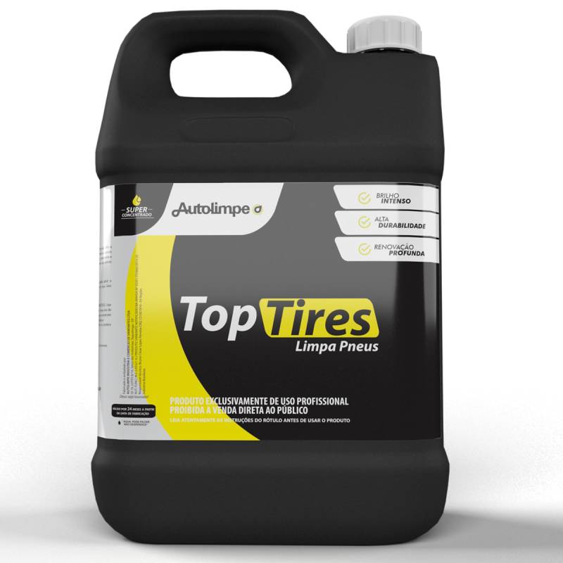 Top Tires Abrilhantador De Pneus- 5L AutoLimpe